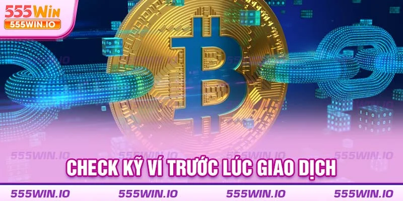 Check kỹ ví trước lúc giao dịch