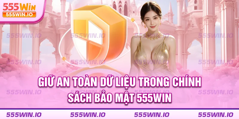 Giữ an toàn dữ liệu trong chính sách bảo mật 555WIN